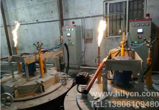 滲碳（氮化）爐工作現場